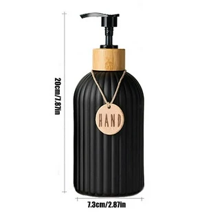 เครื่องจ่ายสบู่ห้องน้ํา - ขวดรีฟิลลายทางขนาด 500 มล. สําหรับน้ํายาล้างจานและซักมือ
