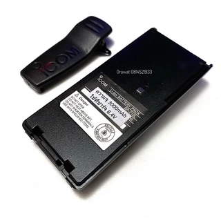 แบตลิเธียม วิทยุสื่อสาร icom v8 v82 3fgx 7.4v 3000mAh ครบชุด แบต คลิปหลัง ที่ชาร์จ รับประกัน 6 เดือน