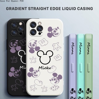 Huawei P30 P40 Pro Lite Nova 4E หัวเว่ย สำหรับ Case Cartoon Mouse เคส เคสโทรศัพท์ เคสมือถือ