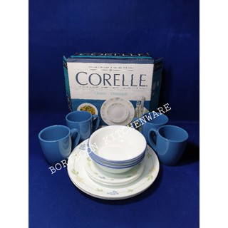 Corelle Secret Garden 16 pcs. / จานชุด ลายซีเครส การ์เด้น 16 ชิ้น