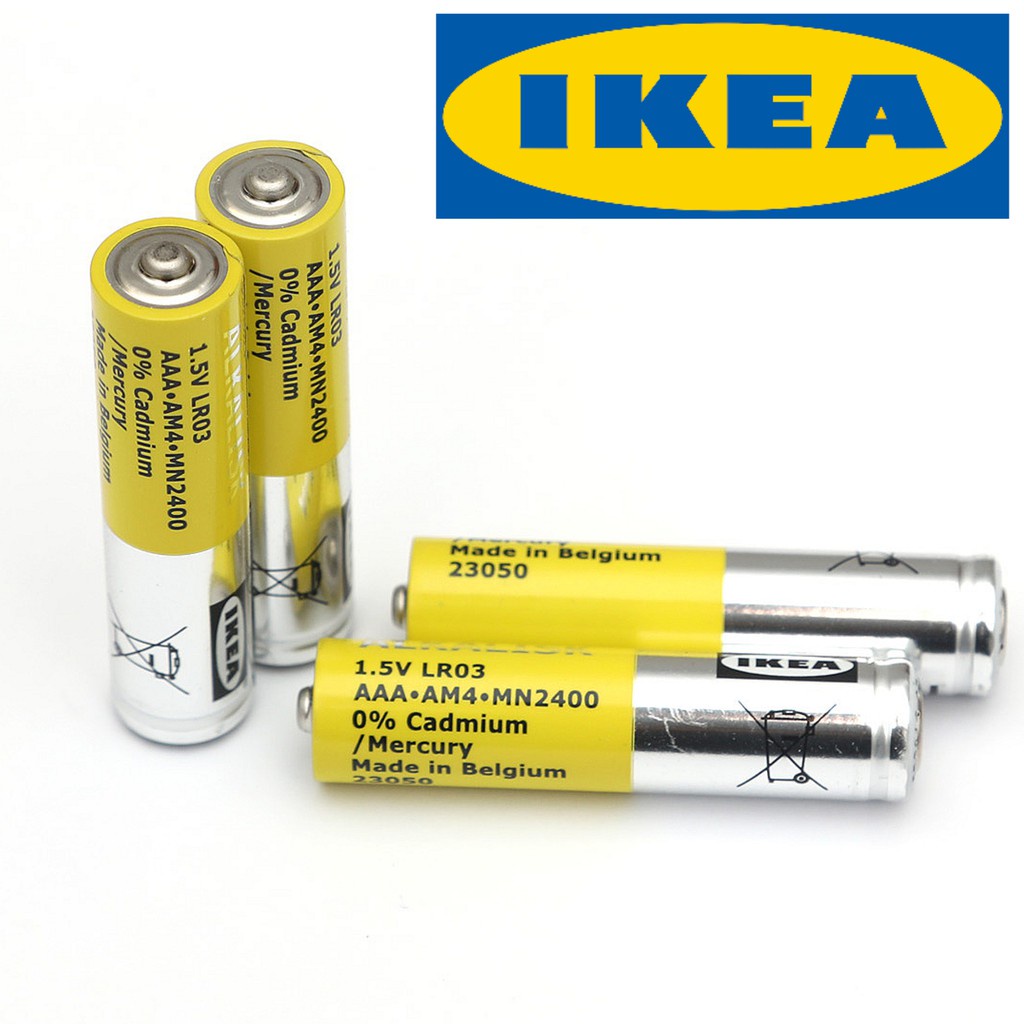 ของแท้!!! IKEA ถ่าน อัลคาไลน์ ถ่าน AA  AAA CR2032 ถ่านนาฬิกา ถ่านไฟฉาย ถ่านอิเกีย [ALKALISK อัลกาลิส