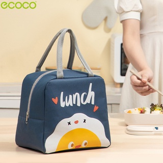 Ecoco กระเป๋าเก็บอุณหภูมิ Lunch Box Bag กระเป๋าปิคนิค ใส่กล่องข้าว กระเป๋าใส่กล่องข้าว กระเป๋าเก็บกล่องข้าว ลายการ์ตูน