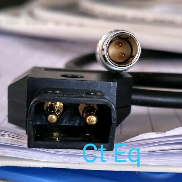 D-TAP ถึง Fgg 0B Connector 2pin สายไฟอะแดปเตอร์สําหรับ Teradek