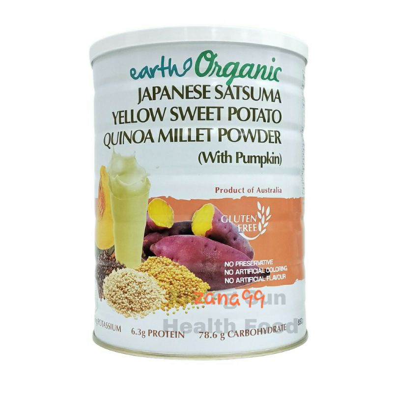 Earth Organic Japanese Satsuma Yellow Sweet Potato Quinoa Millet