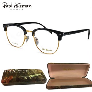 PAUL HUEMAN (Housebrand Korea แท้100%)กรอบแว่นสายตาแบรนด์เนม Paris Design รุ่นกรอบครึ่ง ทรง Cat EyEs  รุ่น PHF-5089D-4