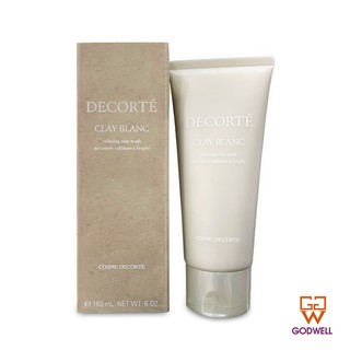 COSME DECORTE - CLAY BLANC refining clay wash nettoyant raffinant a largile 160ml - Ship From Hong Kong