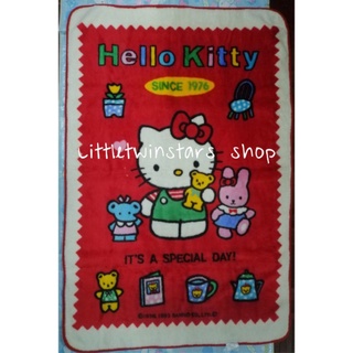 ผ้าห่มคิตตี้  Vintage Hello kitty blanket in 1983