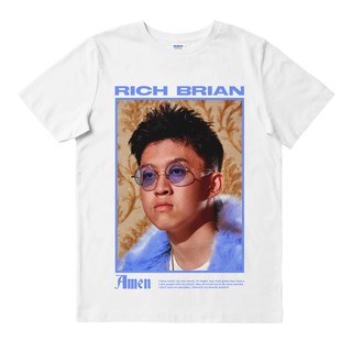 เสื้อยืดผ้าฝ้ายพิมพ์ลายแฟชั่น Rich BRIAN - แอเมนต์ | เสื้อยืด พิมพ์ลายวงดนตรี | เพลงเมอร์ช | Unisex | วงดนตรี MERCH | เส