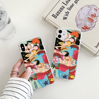 ONE PIECE เคสไอโฟน 11 8พลัส iPhone 7 8 se2020 14 pro max 7plus 8plus phone case X Xr Xs max 12 11pro 13 pro max เคส นิ่ม