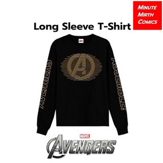 เสื้อAvenger Long Sleeve 02 ลิขสิทธ์แท้ วัสดุผ้าฝ้าย Size M/L/XL (MinutemirthComics)