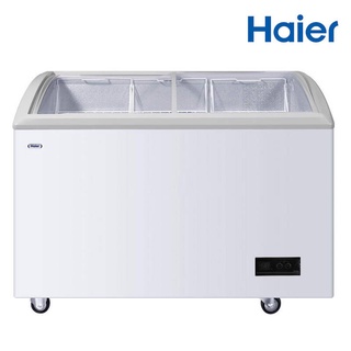 HAIER ตู้แช่แข็งฝากระจกโค้ง 9.2 คิว รุ่น SD-332DP