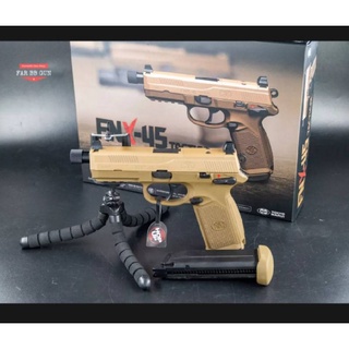 ของเล่น TOKYO MARUI FNX 45 สีทราย ระบบกรีนแก๊ส