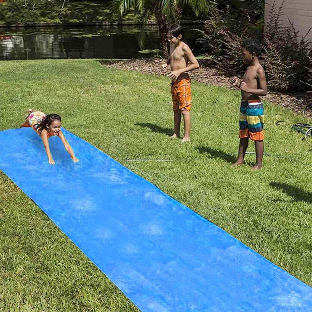 8M Surf Water Slide Mat Lawn Water Slide For Children Summer Pool Games ...
