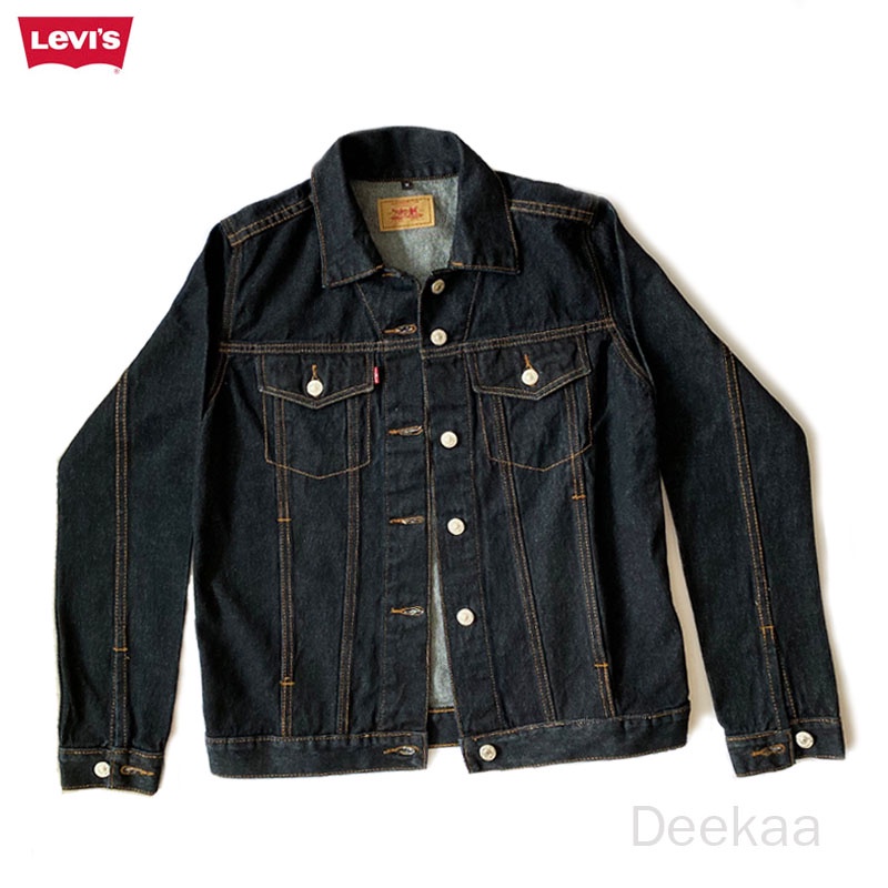 ⊕♂۩เสื้อแจ็คเก็ตยีนส์ Levi’s  เสื้อยีนส์ เสื้อแขนยาว Vintage - MIDNIGHT