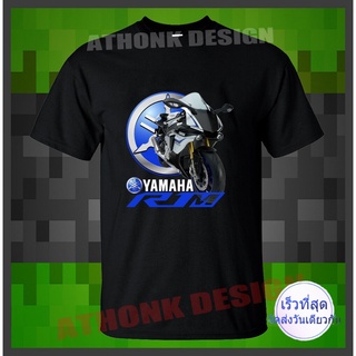 เสื้อยืดแฟชั่น yamaha yzf r1m สำหรับผู้ชาย