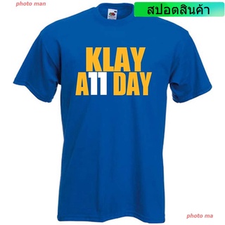 photo man เสื้อยืด Golden State Warriors Prospect Shirts Blue Golden State Klay Play Like T-Shirt เสื้อยืด couple