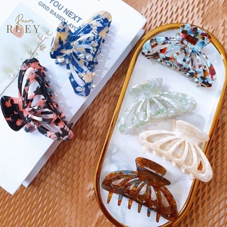 Marble Butterfly Hair Clips กิ๊บติดผมสไตล์เกาหลี กิ๊บหนีบผม