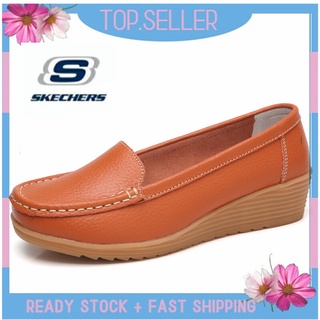 [พร้อมส่ง] *Skechers__go Walk Arch Fit รองเท้าแตะโลฟเฟอร์ ส้นแบน แบบสวม สําหรับผู้หญิง ผู้ชาย