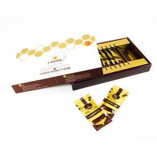 Ladda Premium Honey น้ำผึ้งแท้คัดพิเศษ ตรา ลัดดา เกสรดอกลำไย บรรจุซอง