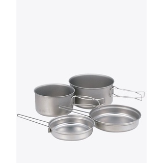 Snow Peak Titanium Multi Compact Cook Set (SCS-020T) ชุดหม้อไททาเนียม