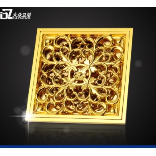 Golden ท่อระบายน้ำ ทองแดงยุโรป ระงับกลิ่นกาย core ป้องกันแมลง สำหรับใช้ในห้องน้ำ คุณภาพดี
