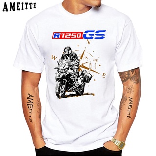 [S-5XL]เสื้อยืดลําลอง แขนสั้น พิมพ์ลายรถจักรยานยนต์ BMW GS 1250 R 1250 GS E30 สไตล์ฮาราจูกุ สําหรับผู้ชาย 352505