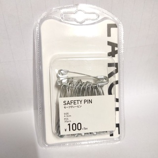 🇯🇵จากญี่ปุ่น🇯🇵 เข็มกลัดใหญ่สีเงิน 30 ชิ้น Silver Safety Pins 30 pcs