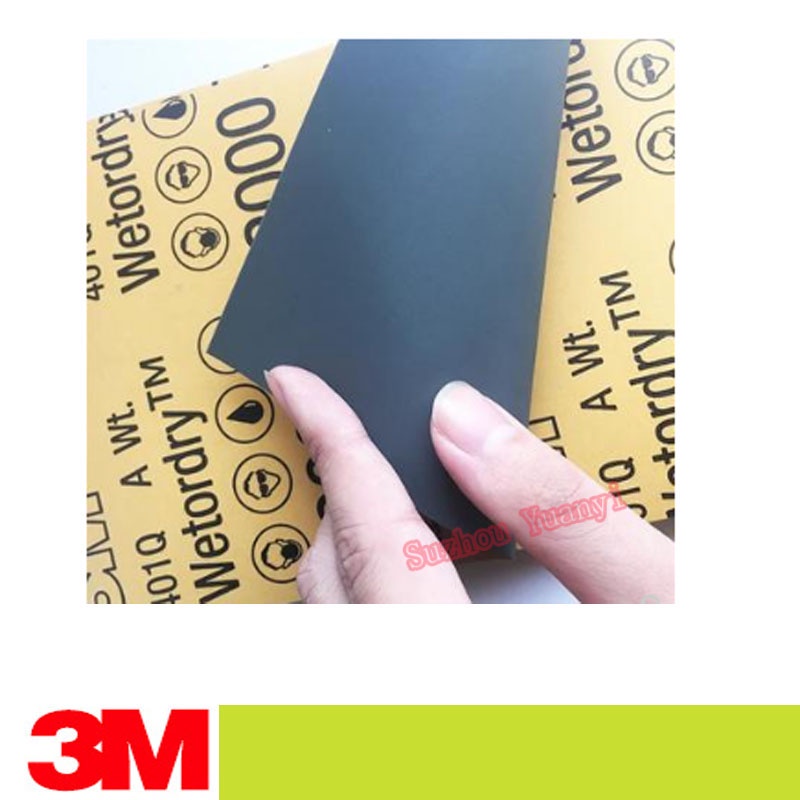 3M 401Q P2000 GRIT กระดาษทรายเปียกหรือแห้ง 5.5"x 9" ขัด 50 แผ่น