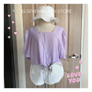 เสื้อน้องม่วงพาสเทล💜💜💜