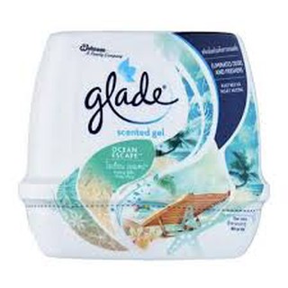 Glade เกลด เซ็นท์เต็ดเจล เจลหอมปรับอากาศ กลิ่นโอเชี่ยน เอสเคป 180กรัม