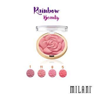 แท้!!Milani ROSE POWDER BLUSH บลัชออน ลายกุหลาบ ตลับกลม 17 g