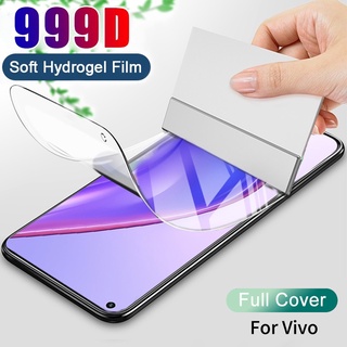 ฟิล์มไฮโดรเจลนิ่ม กันรอยหน้าจอ แบบเต็มจอ สําหรับ VIVO X50 X60 X70 X80 Pro V20 V21 V21E V23E Y1S U10 Y11 Y12 Y15 Y17 Y19 Y91 Y91i Y91C Y93 Y95 Y30 Y52 Y72 Y20i Y20S Y31 Y53S Y76 Y33S Y33T Y21 Y21S Y21A Y21T Y15S Y15A Y01 Y12S Y12A