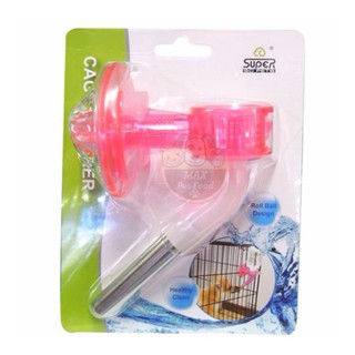 Superdesign จุกน้ำสำหรับสัตว์เลียง สีชมพู