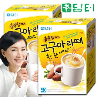 พร้อมส่ง 고구마라떼 มันหวานลาเต้ Damtuh Sweet Potato Latte 720g