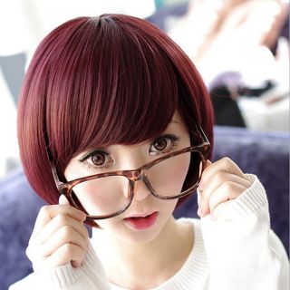 Sale 229.- ‼️ วิกผมบ๊อบแดงเชอรี่ (รุ่น821)