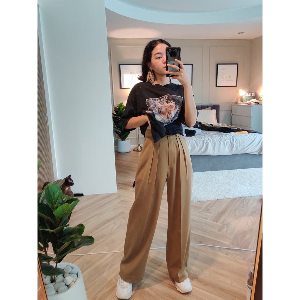 Summerry.official กางเกงขายาว Bonnie : Caramel