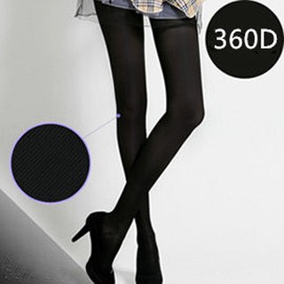 ~LEG TALK~ ถุงน่องขาเรียวสวย (360D) S-L ลายเส้นสีดำ