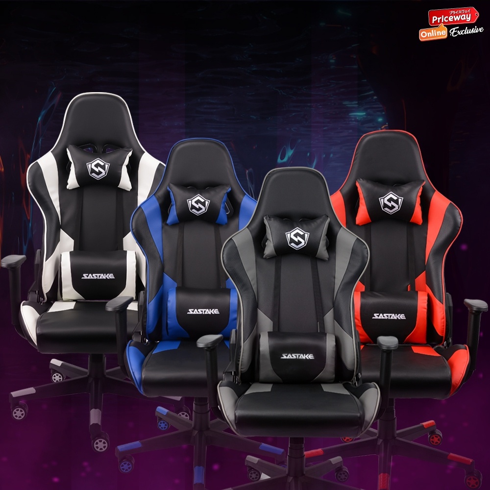 ราคาถูกที่สุด] Sastake เก้าอี้เกม รุ่นปรับเบาะได้ 180 องศา เก้าอี้เกมเมอร์  Gaming Chair ปรับความสูงได้ รุ่น Gs-06 | Shopee Thailand