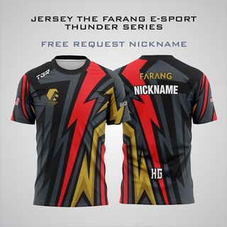 เสื้อกีฬาแขนสั้น ลายทีม Jersey THE FARANG ESPORT