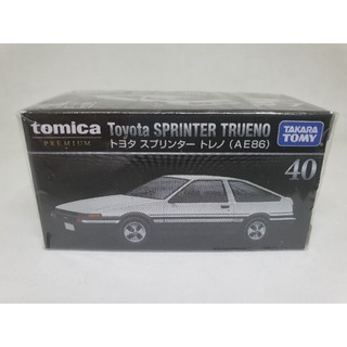 รถโมเดลเหล็ก Tomica Premium #40 Toyota Sprinter Trueno ขนาดยาวประมาณ 6-7cm