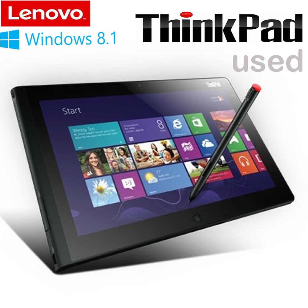 แท็บเล็ต Lenovo ThinkPad 2 10.1 นิ้ว Intel Z2760 1.8Ghz แรม 2GB 64GB Windows 8 หน้าจอสัมผัส แท็บเล็ตพีซี Wifi กล้องดิจิทัล ปากกาสไตลัส แบบพกพา ธุรกิจ แล็ปท็อป คอมพิวเตอร์นักเรียน