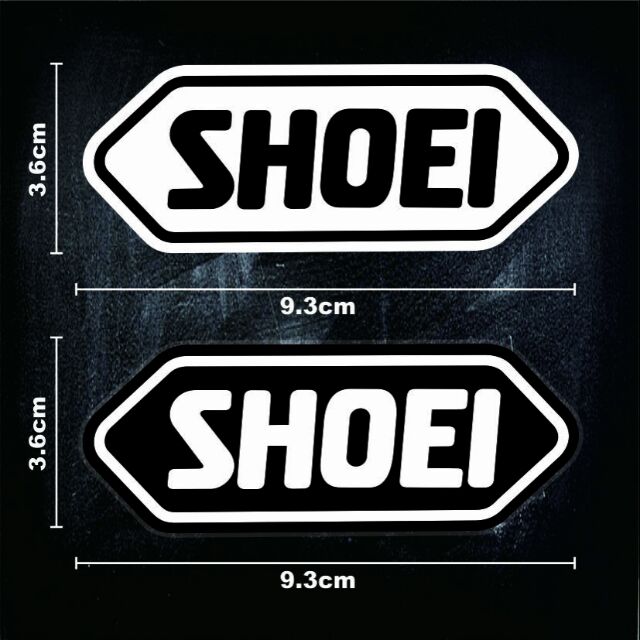 สติ๊กเกอร์แต่งรถ SHOEI ราคา ถูกที่สุด ดีลบีเคเค