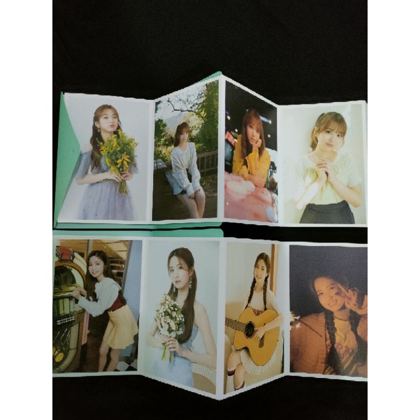IZ*ONE Accordian postcard