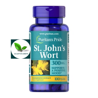 Puritans Pride St. Johns Wort Standardized Extract 300 mg / 100 Capsules