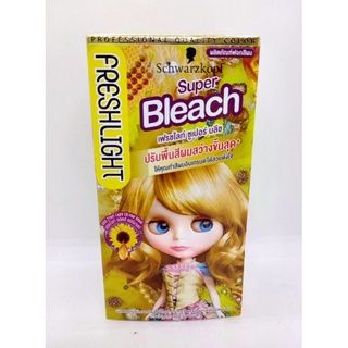 Schwarzkopf freshlight  super Bleach ชวาร์สคอฟ เฟรชไลท์ ซุปเปอร์ บลีช ปรับพื้นสีสว่างขั้นสุด*