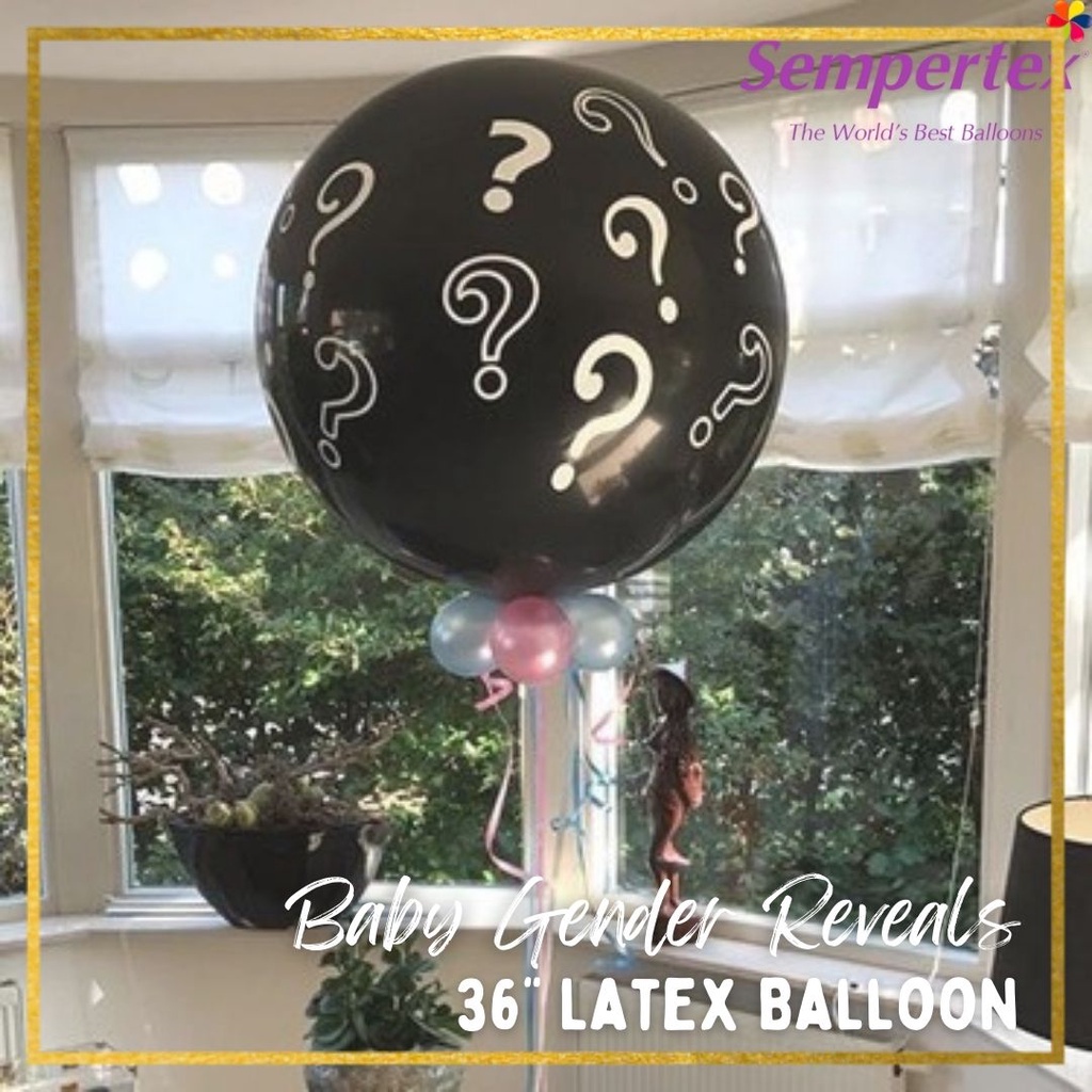 SEPMPERTEX 36" LATEX BALLOON BABY GENDER REVEALS
