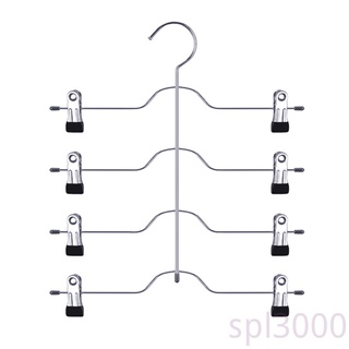 คลิปเหล็กแขวนกระโปรง 4 ชั้นประหยัดพื้นที่