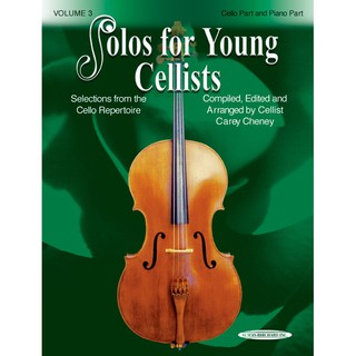 Solos for Young Cellists Cello Part and Piano Acc., Volume 3 SALE ลดราคาหน้าปกเก่า