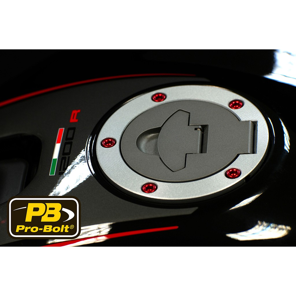 Pro-Bolt ชุดน็อตฝาถัง สำหรับน็อตฝาถังเดิม Ducati Monster1200R , Monster821