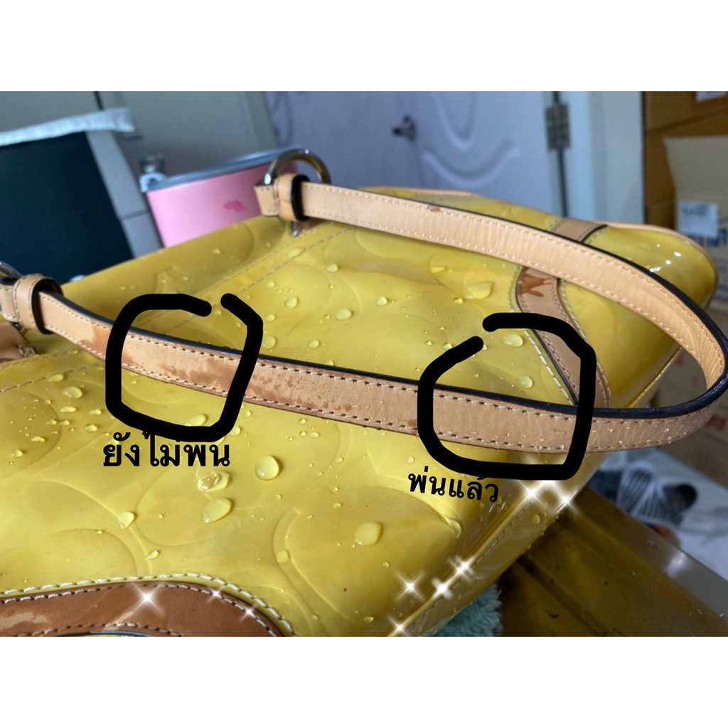 น้ำยาทำความสะอาดกระเป๋า (SPEC2F) สเปรย์กันน้ำ 300 มล. แปรงขนม้า +  ผ้าไมโครไฟเบอร์ CHOONANO ราคา ถูกที่สุด ดีลบีเคเค แกลเลอรีภาพที่ 8